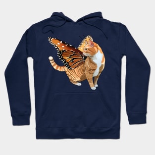 Queen Ginger Tabby Flitter Kitty Hoodie